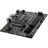 MSI PRO B760M-P, Bundkort Sort