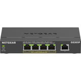 Netgear GS305Pv3 Ikke administreret Gigabit Ethernet (10/100/1000) Strøm over Ethernet (PoE) Sort, Switch Sort, Ikke administreret, Gigabit Ethernet (10/100/1000), Fuld duplex, Strøm over Ethernet (PoE), Kan monteres på væggen