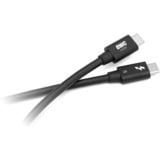NewerTech Thunderbolt 5 / USB-C kabel Sort