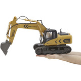 Revell 24924 RC Bagger mit 6-CH 2.4 GHz Fernsteuerung, Outdoor-tauglich, Schaufel und Baumgreifer aus Metall, griffiger Kettenantrieb, Originalgetreu, einzeln steuerbare Teile-Digger 2.0, bunt Gul/Sort, Outdoor-tauglich, Schaufel und Baumgreifer aus Metall, griffiger Kettenantrieb, Originalgetreu, einzeln steuerbare Teile-Digger 2.0, bunt, 96 År, Plast