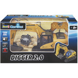 Revell 24924 RC Bagger mit 6-CH 2.4 GHz Fernsteuerung, Outdoor-tauglich, Schaufel und Baumgreifer aus Metall, griffiger Kettenantrieb, Originalgetreu, einzeln steuerbare Teile-Digger 2.0, bunt Gul/Sort, Outdoor-tauglich, Schaufel und Baumgreifer aus Metall, griffiger Kettenantrieb, Originalgetreu, einzeln steuerbare Teile-Digger 2.0, bunt, 96 År, Plast