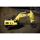 Revell 24924 RC Bagger mit 6-CH 2.4 GHz Fernsteuerung, Outdoor-tauglich, Schaufel und Baumgreifer aus Metall, griffiger Kettenantrieb, Originalgetreu, einzeln steuerbare Teile-Digger 2.0, bunt Gul/Sort, Outdoor-tauglich, Schaufel und Baumgreifer aus Metall, griffiger Kettenantrieb, Originalgetreu, einzeln steuerbare Teile-Digger 2.0, bunt, 96 År, Plast