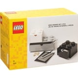 Room Copenhagen LEGO Skrivebordsskuffer 3-pak, Opbevaringsboks Hvid