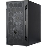 SilverStone FARA H1M PRO Micro Tower Sort, Towerkabinet Sort, Micro Tower, PC, Sort, micro ATX, Mini-DTX, Mini-ITX, Plast, Stål, Flere