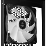 SilverStone FARA H1M PRO Micro Tower Sort, Towerkabinet Sort, Micro Tower, PC, Sort, micro ATX, Mini-DTX, Mini-ITX, Plast, Stål, Flere