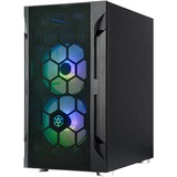 SilverStone FARA H1M PRO Micro Tower Sort, Towerkabinet Sort, Micro Tower, PC, Sort, micro ATX, Mini-DTX, Mini-ITX, Plast, Stål, Flere