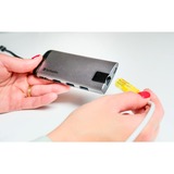 Verbatim 49142 dockingstation USB 3.2 Gen 1 (3.1 Gen 1) Type-C Sort, Sølv, Docking station grå, USB 3.2 Gen 1 (3.1 Gen 1) Type-C, Sort, Sølv, MicroSD (TransFlash), USB 3.2 Gen 1 (3.1 Gen 1) Type-C, Metal, USB