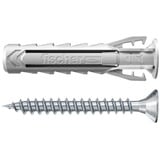 fischer Rawlplug SX Plus 8x40 S K, Dyvel Lys grå
