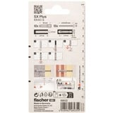 fischer Rawlplug SX Plus 8x40 S K, Dyvel Lys grå
