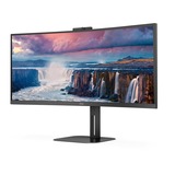 AOC CU34V5CW/BK, LED-skærm Sort