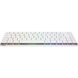 ASUS ROG Falchion RX Low Profile tastatur Spil USB + RF Wireless + Bluetooth QWERTZ Hvid, Gaming-tastatur Hvid, DE-layout, ROG RX Red, Kabel & trådløs, USB + RF Wireless + Bluetooth, Optisk nøglekontakt, QWERTZ, RGB LED, Hvid