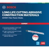 Bosch 2 608 900 563 stiksav, rullesav & sabelsavklinge Stiksavklinger Karbid 3 stk Stiksavklinger, Cementbundne fiberplader, Glasfiber forstærket plastik, Gipsplade, Karbid, Rustfrit stål, Tungsten Carbide Tipped (TCT), 4,3 mm
