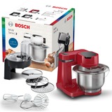 Bosch Serie 2 MUM foodprocessor 700 W 3,8 L Rød Rød, 3,8 L, Rød, Knapper, 2,4 kg, 1,7 kg, 1,1 m