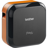 Brother P-touch E720BT CUBE Pro, Etiketprinter Sort/Orange