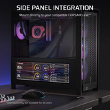 Corsair CC-9011306-WW, LCD-skærm Sort