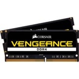 Corsair Vengeance CMSX32GX4M2A3200C22 hukommelsesmodul 32 GB 2 x 16 GB DDR4 3200 Mhz Sort, 32 GB, 2 x 16 GB, DDR4, 3200 Mhz, 260-pin SO-DIMM