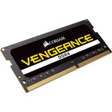 Corsair Vengeance CMSX32GX4M2A3200C22 hukommelsesmodul 32 GB 2 x 16 GB DDR4 3200 Mhz Sort, 32 GB, 2 x 16 GB, DDR4, 3200 Mhz, 260-pin SO-DIMM
