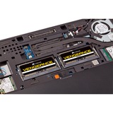 Corsair Vengeance CMSX32GX4M2A3200C22 hukommelsesmodul 32 GB 2 x 16 GB DDR4 3200 Mhz Sort, 32 GB, 2 x 16 GB, DDR4, 3200 Mhz, 260-pin SO-DIMM