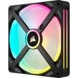 Corsair iCUE LINK QX140 RGB 140 mm PWM blæser, Sag fan Sort