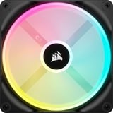 Corsair iCUE LINK QX140 RGB 140 mm PWM blæser, Sag fan Sort