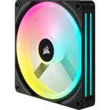 Corsair iCUE LINK QX140 RGB 140 mm PWM blæser, Sag fan Sort