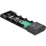 DeLOCK 42638 drevkabinet SSD kabinet Sort, Grå M.2, Drev kabinet Sort, SSD kabinet, M.2, PCI Express, 10 Gbit/sek., USB-tilslutning, Sort, Grå