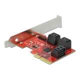 DeLOCK 89042 interface-kort/adapter Intern SATA, Controller PCIe, SATA, 6 Gbit/sek., Windows 10, Windows 8.1