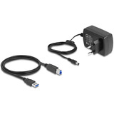 DeLOCK Dobbelt dockingstation til 2 x SATA HDD / SSD, Docking station Sort
