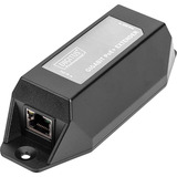 Digitus Gigabit Ethernet PoE+ repeater, 802.3at 22 W, PoE-repeater Sort