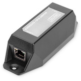 Digitus Gigabit Ethernet PoE+ repeater, 802.3at 22 W, PoE-repeater Sort