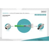 Digitus Professionelt Cat.8.2 S/FTP installationskabel simplex, Dca Grøn
