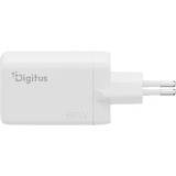 Digitus USB GaN Oplader 67W, 2x USB-C, 1x USB-A 