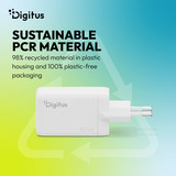 Digitus USB GaN Oplader 67W, 2x USB-C, 1x USB-A 