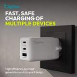 Digitus USB GaN Oplader 67W, 2x USB-C, 1x USB-A 