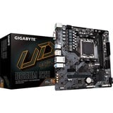 GIGABYTE B650M S2H bundkort AMD B650 Sokkel AM5 micro ATX Sort/grå, AMD, Sokkel AM5, AMD Ryzen 7000 Series, AMD Ryzen 8000 Series, AMD Ryzen 9000 Series, Sokkel AM5, DDR5-SDRAM, 128 GB