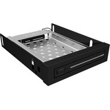 ICY BOX IB-2216StS 8,89 cm (3.5") Kantpanel Sort, Indramning Sort, 8,89 cm (3.5"), Kantpanel, 2.5", SATA, Serial ATA II, Sort, Aluminium, Plast