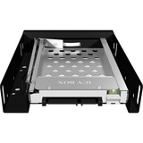 ICY BOX IB-2216StS 8,89 cm (3.5") Kantpanel Sort, Indramning Sort, 8,89 cm (3.5"), Kantpanel, 2.5", SATA, Serial ATA II, Sort, Aluminium, Plast