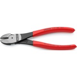 KNIPEX 74 01 180 tang Diagonale horisontale tænger, Skære tang Rød, Diagonale horisontale tænger, Krom-vanadium-stål, Plast, Rød, 18 cm, 241 g