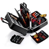 KNIPEX Værktøjskasse "BIG Twin Move" Elektro, 63 dele, Værktøjssæt Sort