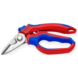 KNIPEX Vinklet elektrikersaks Rød/Blå
