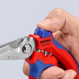 KNIPEX Vinklet elektrikersaks Rød/Blå