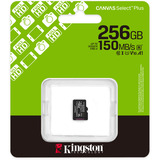 Kingston SDCS3/256GBSP, Hukommelseskort Sort