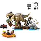 LEGO Jurassic World Bådflugt fra T. rex, Bygge legetøj Byggesæt, 5 År, Plast, 199 stk, 505 g