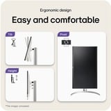 LG 27UP850K-W.AEU monitor computerskærm 68,6 cm (27") 3840 x 2160 pixel 4K Ultra HD LED Sort, LED-skærm Sølv/Sort, 68,6 cm (27"), 3840 x 2160 pixel, 4K Ultra HD, LED, 5 ms, Sort