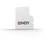 Lindy 40479 portblokering SD card Hvid Acrylonitrilbutadienstyren, Slot Hvid, Portblokering, SD card, Hvid, Acrylonitrilbutadienstyren, 13 g