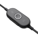 Logitech 981-000870, Headset grå/Sort