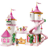 PLAYMOBIL Princess Magic Prinsesseslot med kongepar, Bygge legetøj 