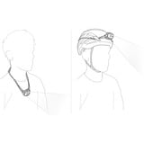 Petzl SWIFT LT, LED lys grå/Grøn