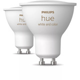 Philips Hue White & Color Ambiance GU10 Smart Spot Dobbeltpakke, LED-lampe 