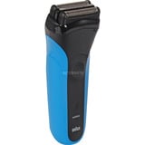 Procter & Gamble Series 3 - 310s, Shaver Blå/Sort, Folie shaver, Sort, Blå, Batteri, 30 min., 1 t, 5 min.